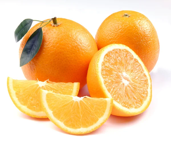 Πορτοκαλί με τμήματα — Φωτογραφία Αρχείου