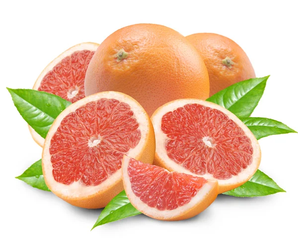 Grapefruit met segmenten — Stockfoto