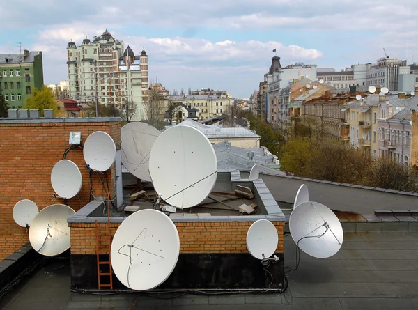 Antenas de satélite — Foto de Stock
