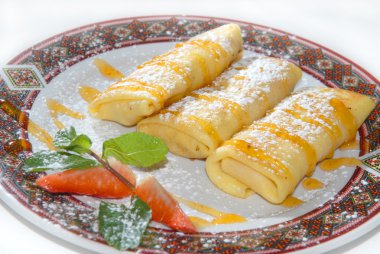 çilek ile Pancakes