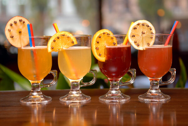 Four fruit punches