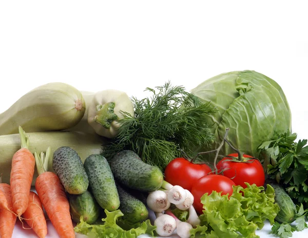 Conjunto de verduras diferentes — Foto de Stock