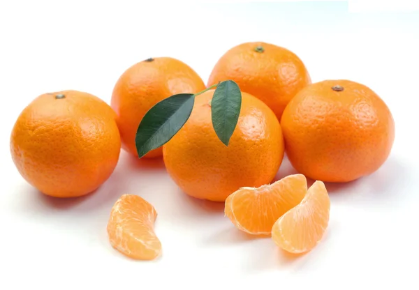Clementinas con segmentos — Foto de Stock