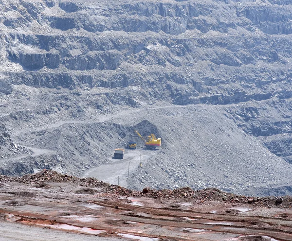 Панорама відкрите ролях шахти — стокове фото
