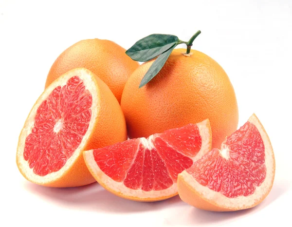 Grapefruit met segmenten — Stockfoto