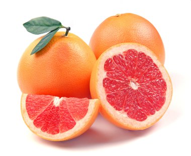 Grapefruit with segments clipart