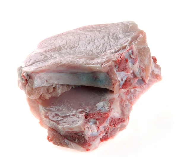 Vepřový steak s kamenem — Stock fotografie