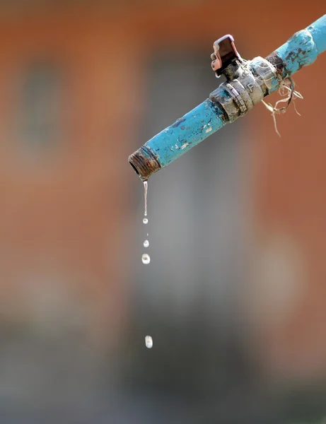 Leak of water — Stock Photo, Image
