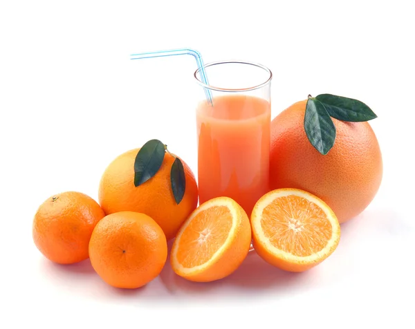 葡萄柚 tangerin 和橙色 — 图库照片
