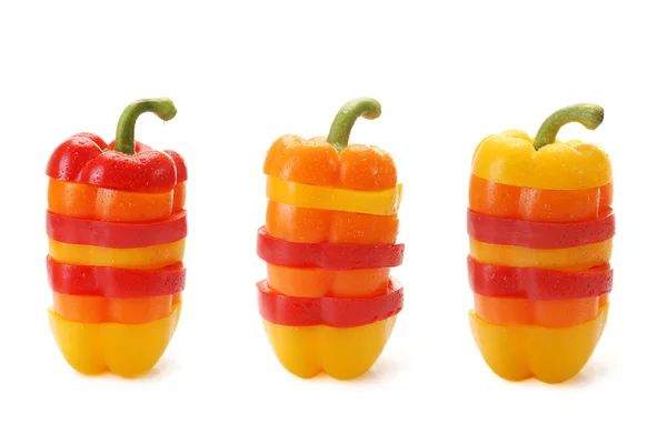 Pepř paprika z řezů — Stock fotografie