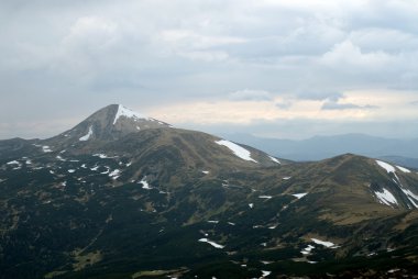 Mountain Goverla and Montenegro ridge clipart