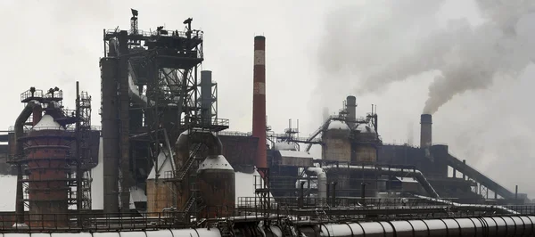 Industriële landschap van metallurgische — Stockfoto