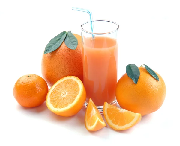 Pomelo mandarina y naranja — Foto de Stock