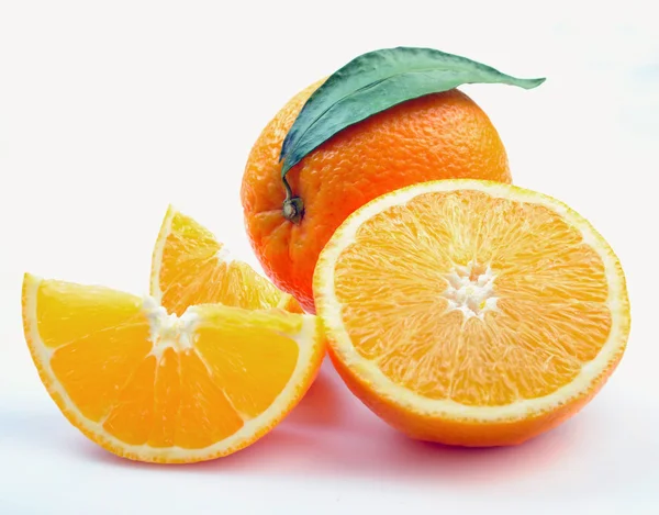 Orange with segments — Stock Photo, Image