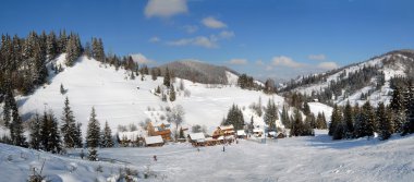 kış manzara Panoraması