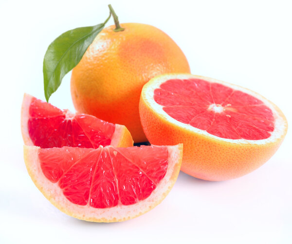 Grapefruit with segments