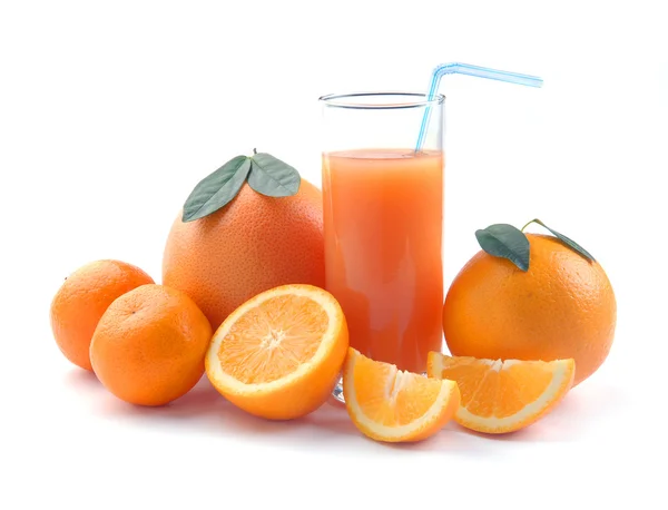Tangerin grejpfruta i pomarańczy — Zdjęcie stockowe