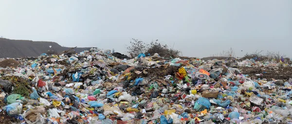 Household dust on a city dump — Stock Photo, Image