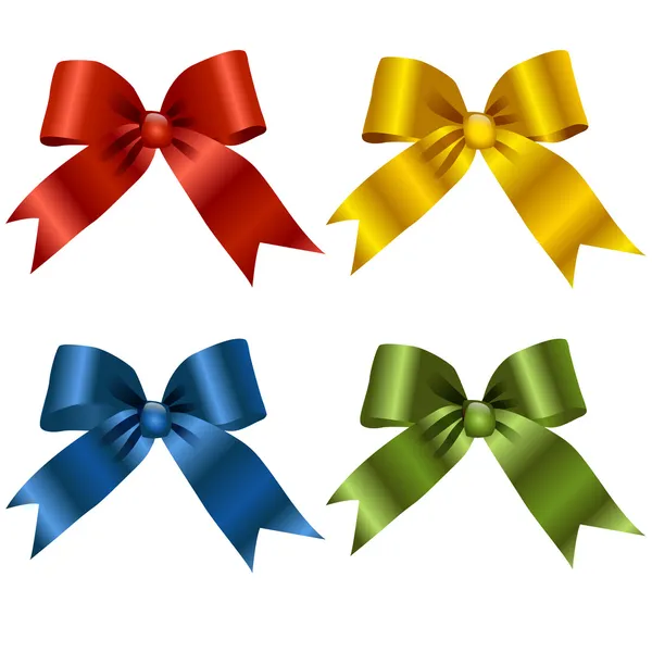 Gift, ribbon, bow — Stock Vector
