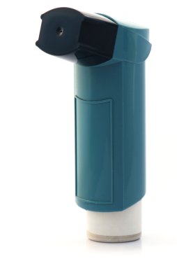 Blue asthma Inhaler clipart