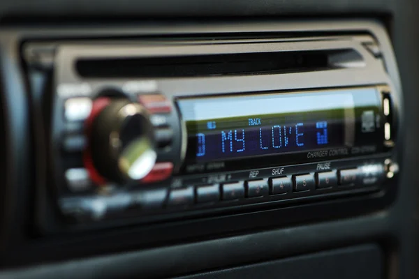 Mijn liefde audio auto — Stockfoto