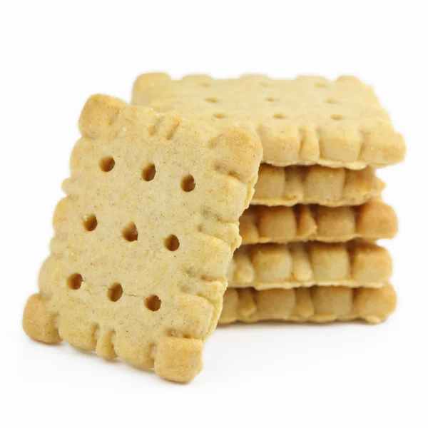 Biscuits stacked — Stock Photo, Image