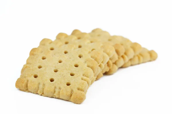 Kekse im Kreis gestapelt — Stockfoto