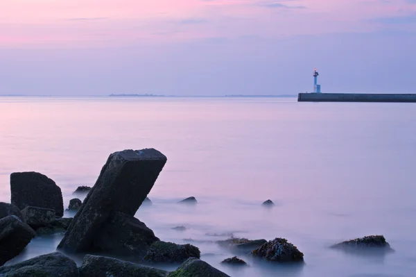 Twilight kust ochtend — Stockfoto