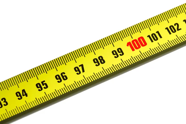 stock image One hundred on measuring tape