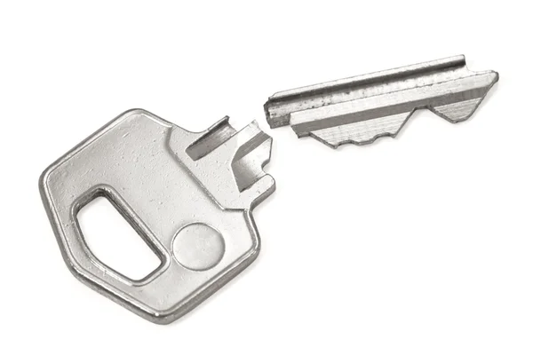 stock image Broken silver key