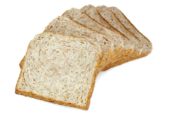 Fatias de pão inteiras — Fotografia de Stock