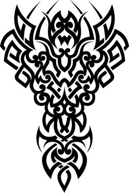 Vector tribal tattoo clipart