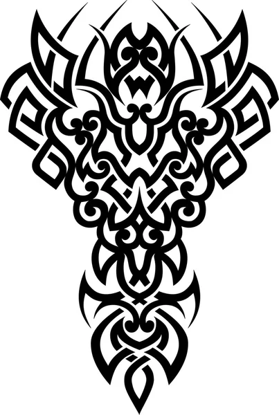 Tatouage tribal vectoriel — Image vectorielle