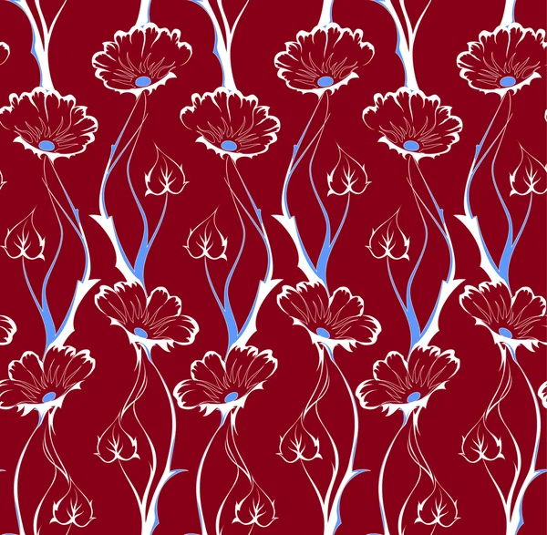 Texture carreaux de fleurs — Image vectorielle
