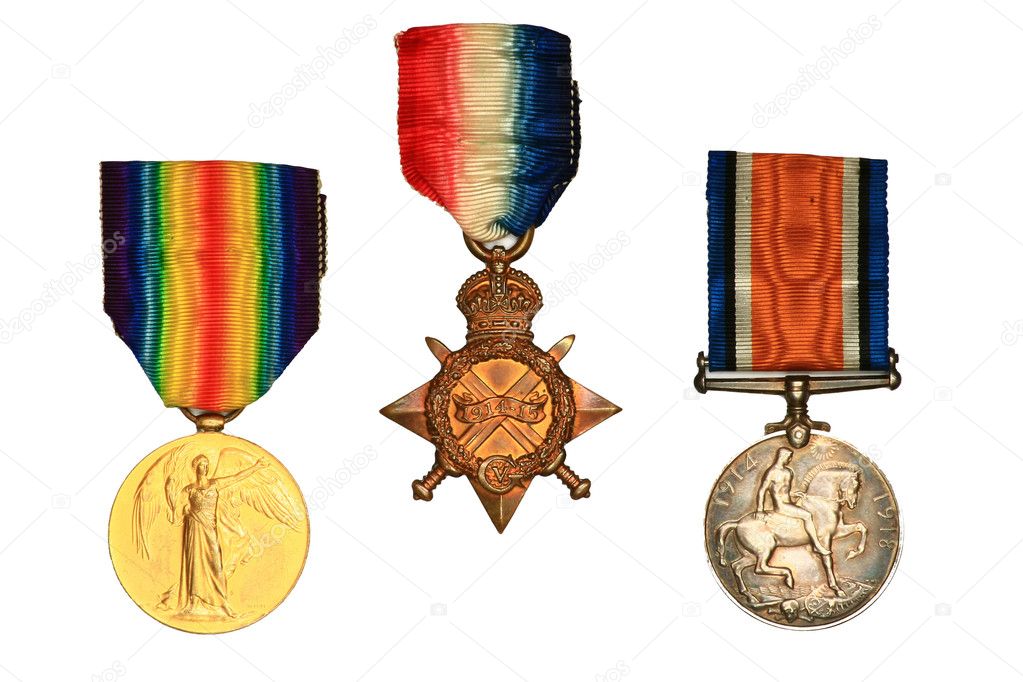 World War One Medals.