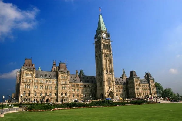Edifícios do Parlamento do Canadá Fotografias De Stock Royalty-Free