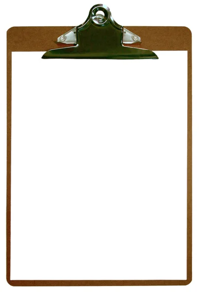 Blank Isolated Clipboard — Stock Photo, Image
