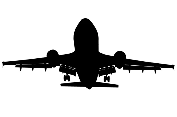 stock image Illustration of an aircraft landing.