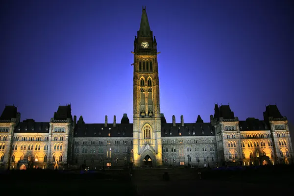 Edifici del Parlamento canadese — Foto Stock