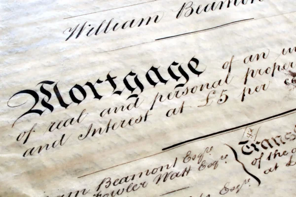 Old Mortgage — Stock Photo, Image