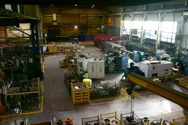 O interior de um grande fabricante . — Fotografia de Stock