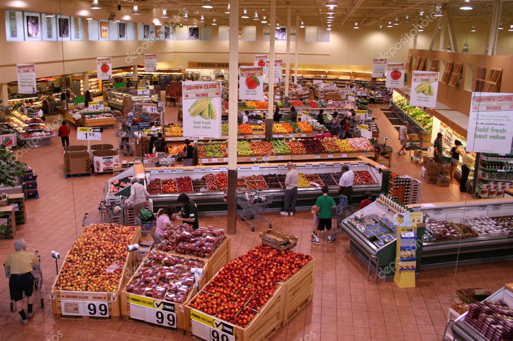 Modern Supermarket View. — Stock Photo © meteor #2305688