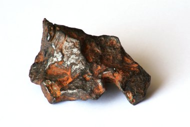 Meteorite of nickel-iron composition. clipart