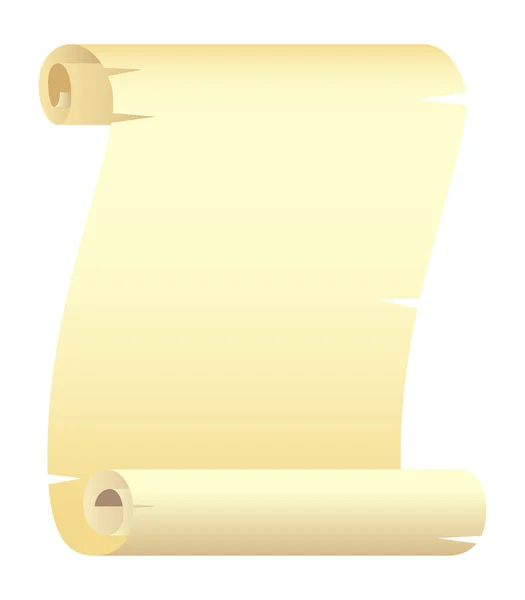 Rollo de papel en blanco — Archivo Imágenes Vectoriales