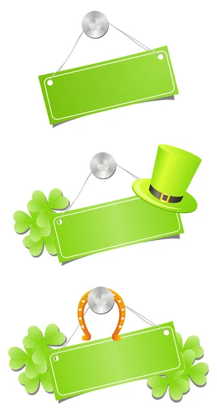 St. Patrick 's dag spandoek — Stockvector