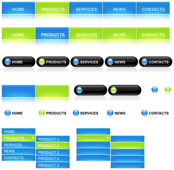 stock vector Web template