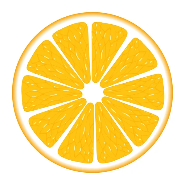 Segment orange — Image vectorielle