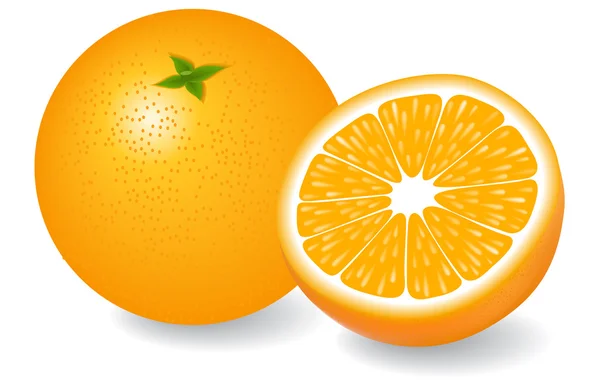 Naranja — Vector de stock