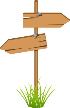 Direction sign clipart