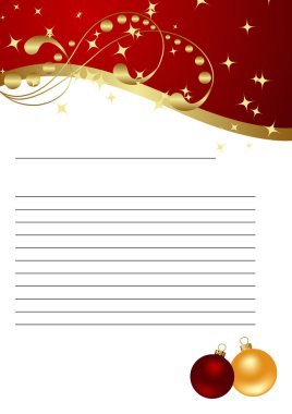 Paper for Christmas clipart
